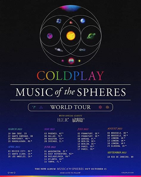coldplay music of the spheres world tour 2023